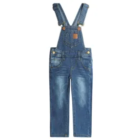 Child Denim Cute Slim Pants Jeans Overalls