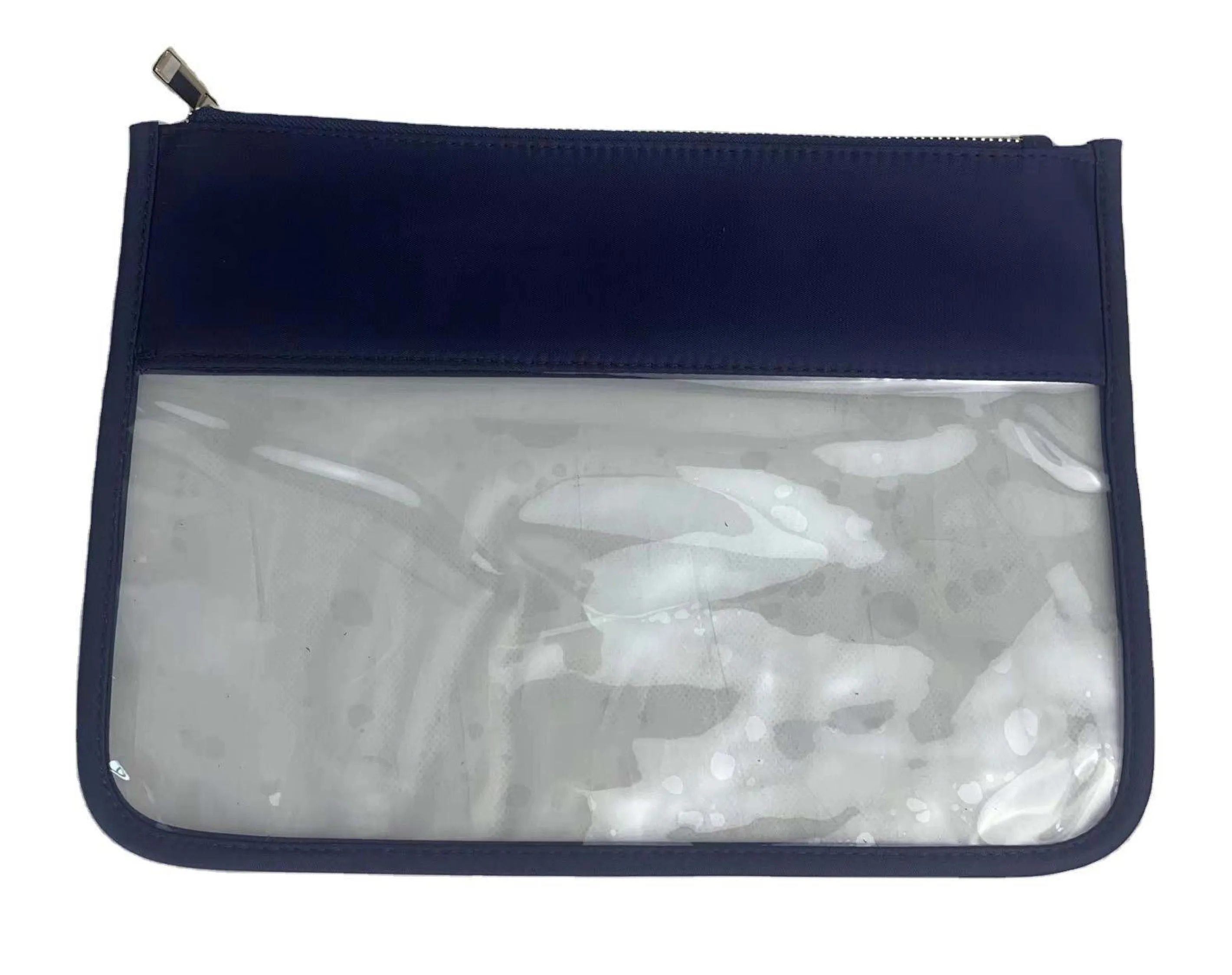 Clear Pouch With Zipper Top - Assorted Colors