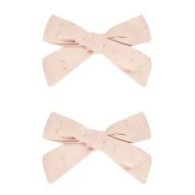 Clip Bows (Set of 2) | Shell