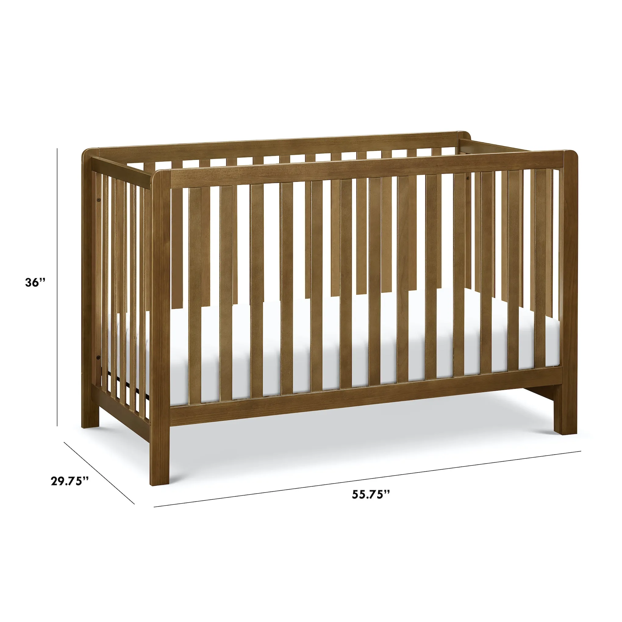 Colby 4-in-1 Low-Profile Convertible Crib