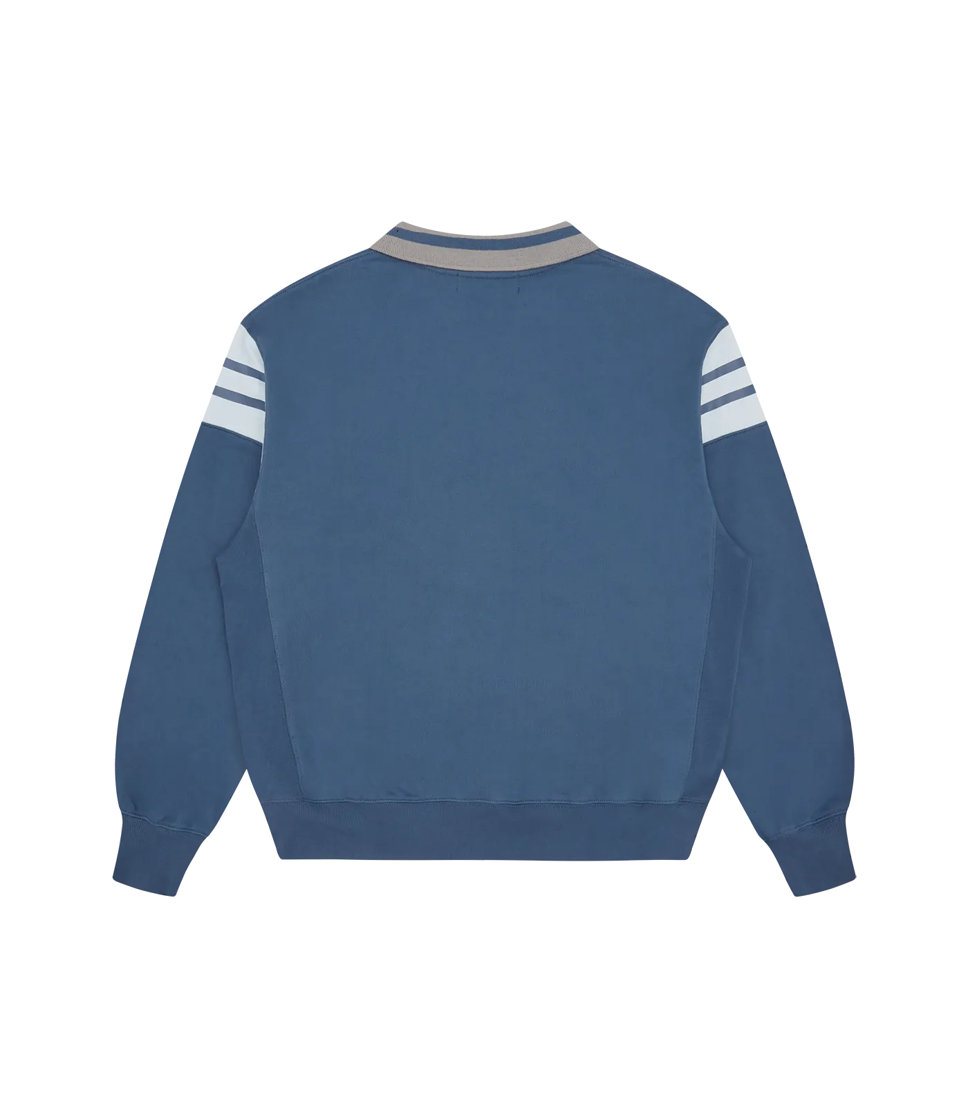 COLLARED CREWNECK - BLUE