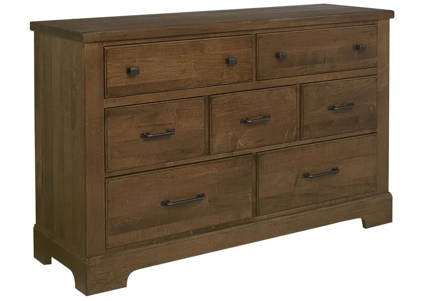 Cool Rustic 7 Drawer Dresser