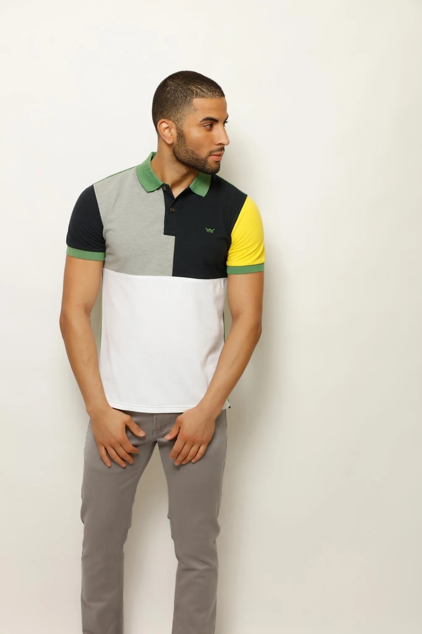 CORADO CLASSIC MULTICOLOR MEN'S POLO TSHIRT