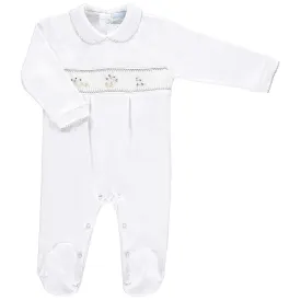 Counting Sheep Smocked Babygrow