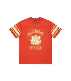 CREST LOGO MESH FOOTBALL SHIRT - ORANGE