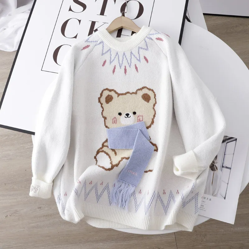 Cute cartoon sweater PL51956