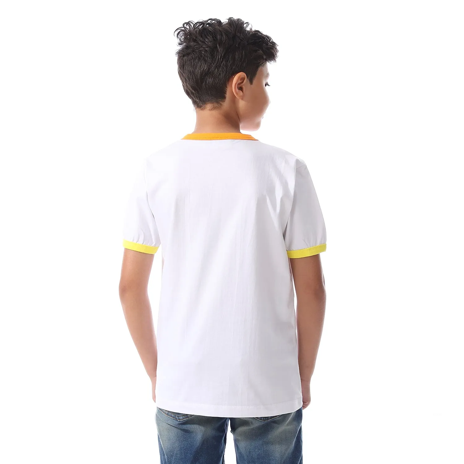 Diadora Boys Printed Cotton T-Shirt