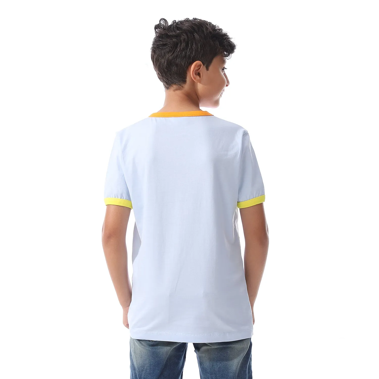 Diadora Boys Printed Cotton T-Shirt