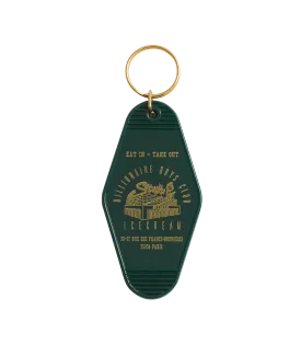 DINER KEYRING - GREEN