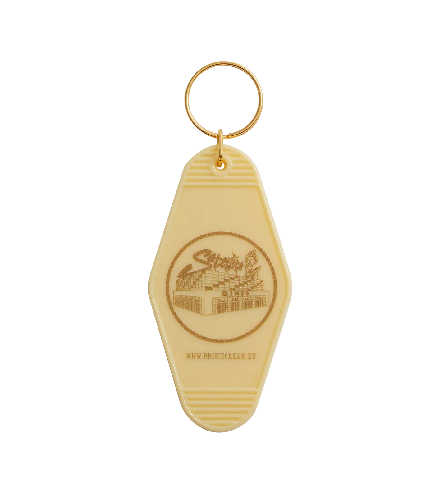 DINER KEYRING - YELLOW