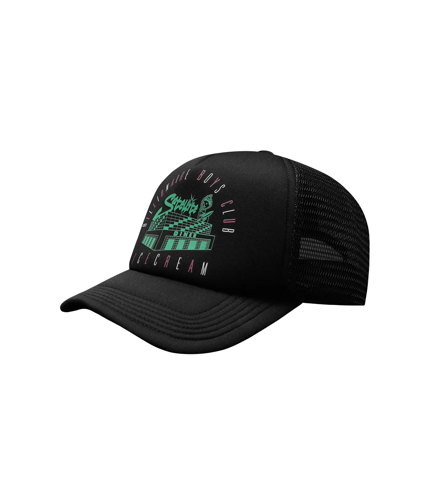 DINER TRUCKER CAP - BLACK