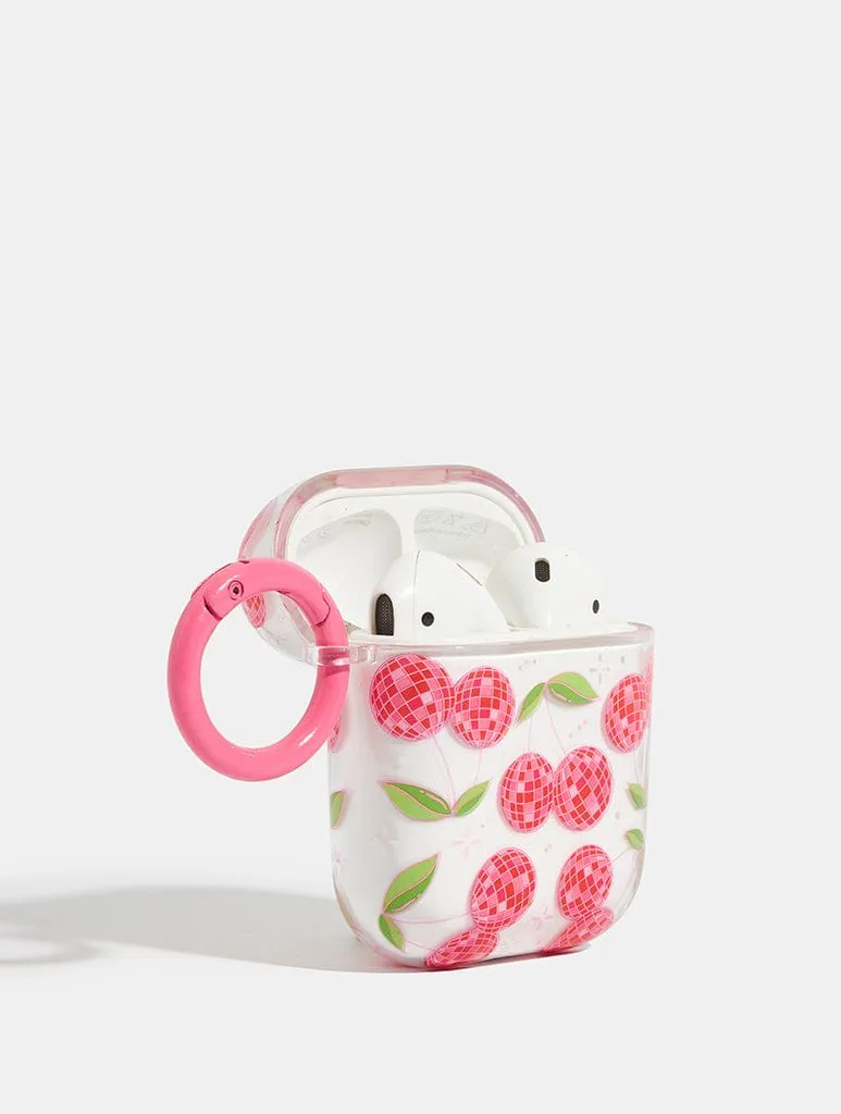 Disco Cherries Airpods Case