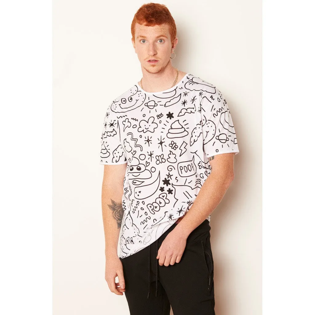 Doodle Tee (White)