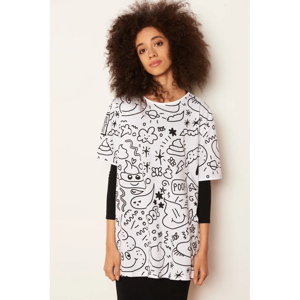 Doodle Tee (White)