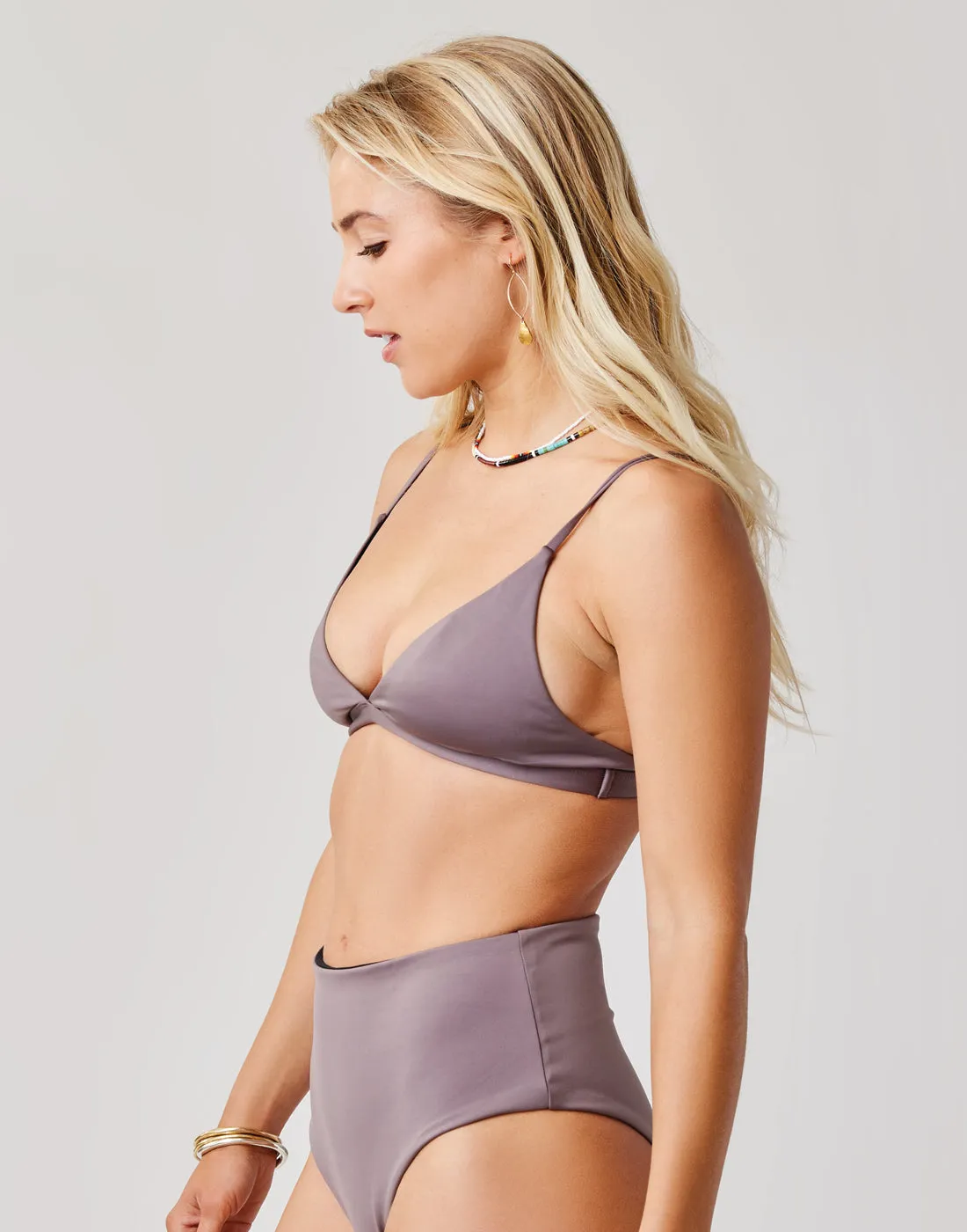 Drea Compression Top: Dark Fawn