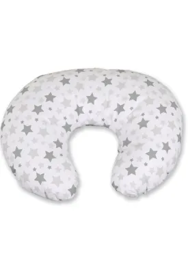 Dreamgenii Breastfeeding Nursing Pillow - Grey Star