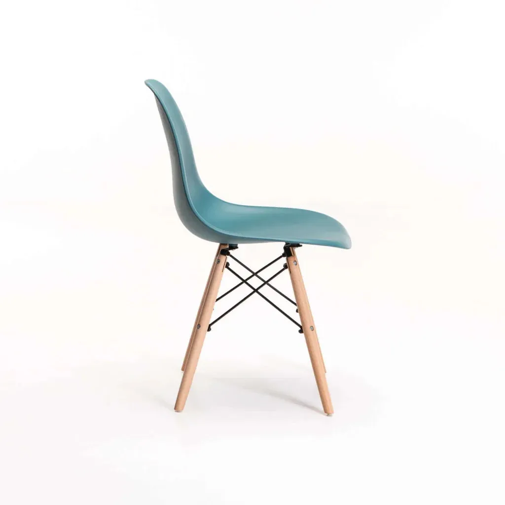 EMMY WOODEN LEG DINING CHAIR