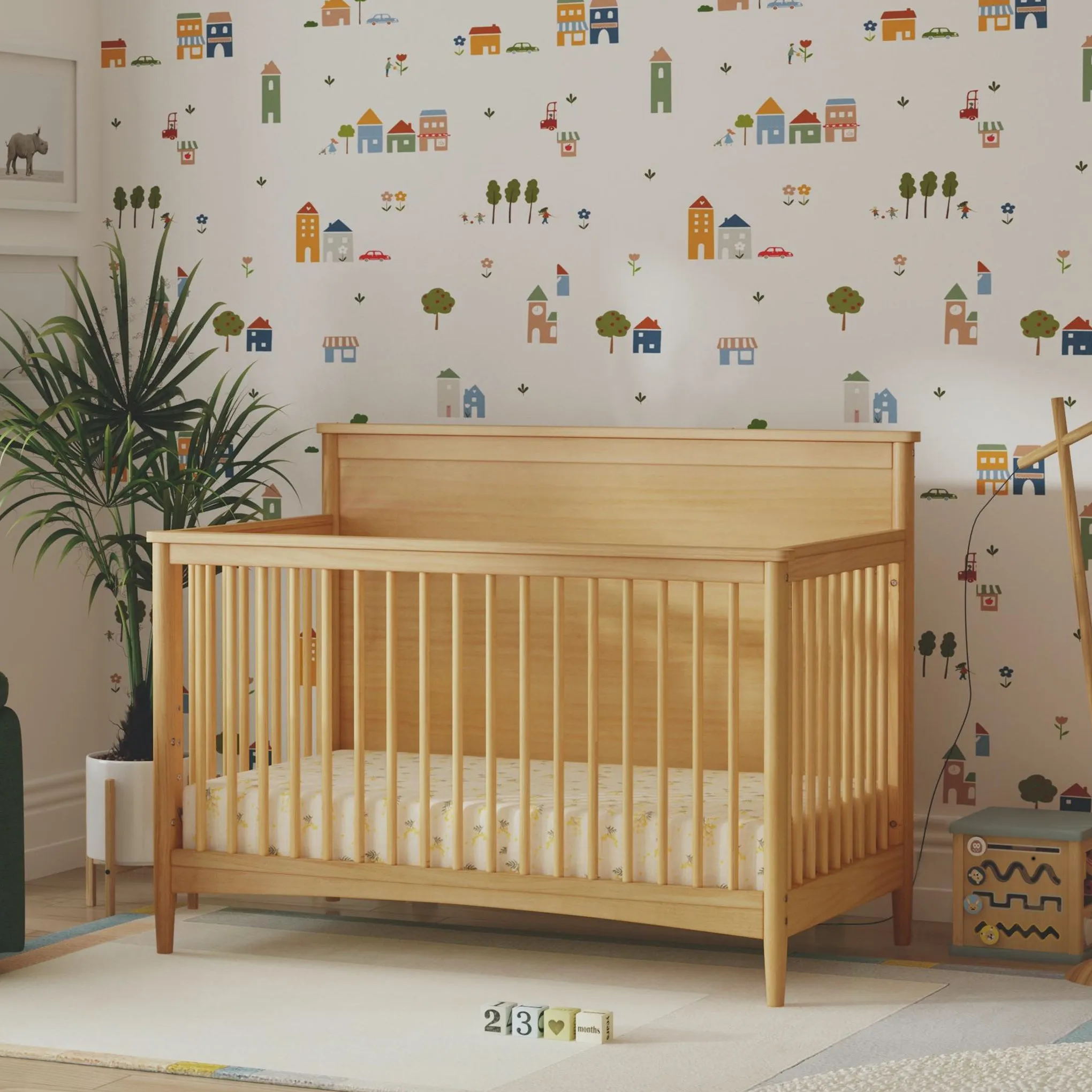 Frem 4-in-1 Convertible Crib