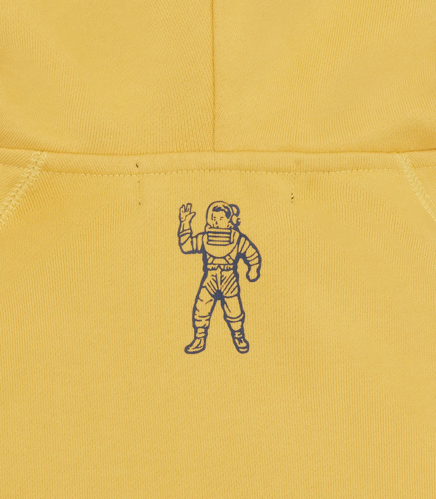 GENTLEMAN LOGO ZIP THROUGH HOOD - YELLOW