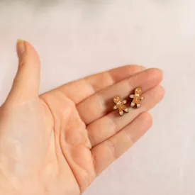 Gingerbread Man Earrings