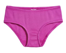 Girls Organic Cotton Brief | Fuchsia