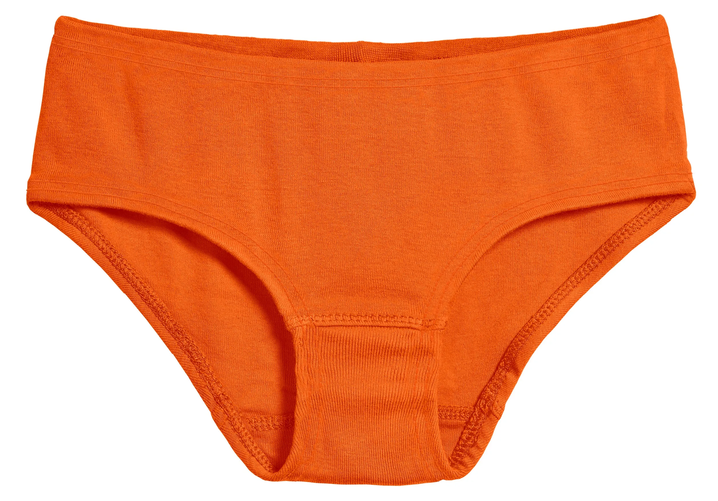 Girls Organic Cotton Brief | Orange