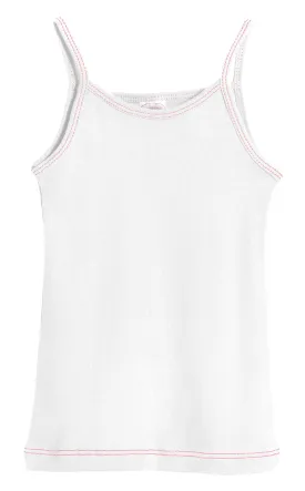 Girls Soft Cotton Camisole | White