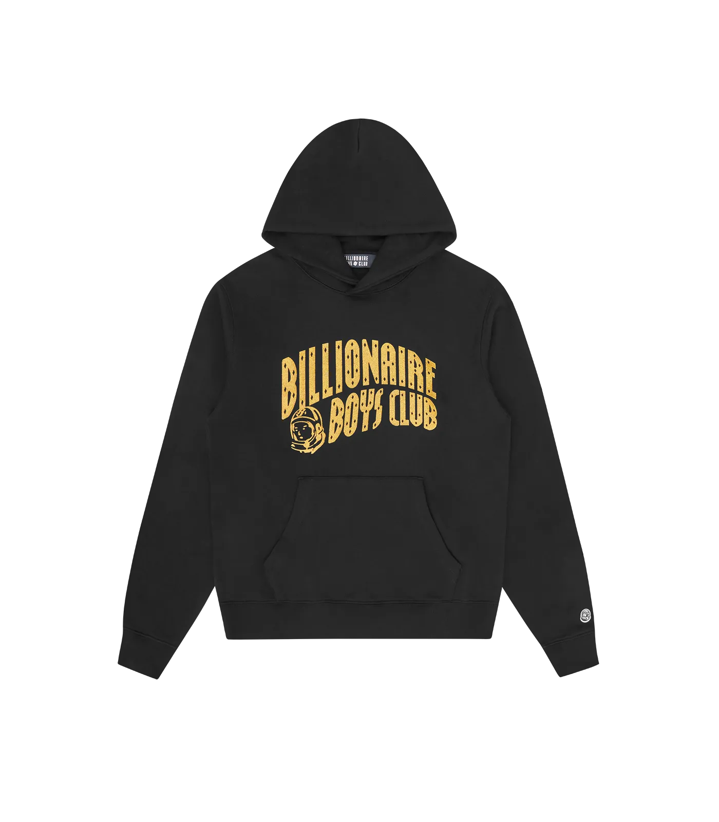 GLITTER ARCH LOGO POPOVER HOOD - BLACK/GOLD