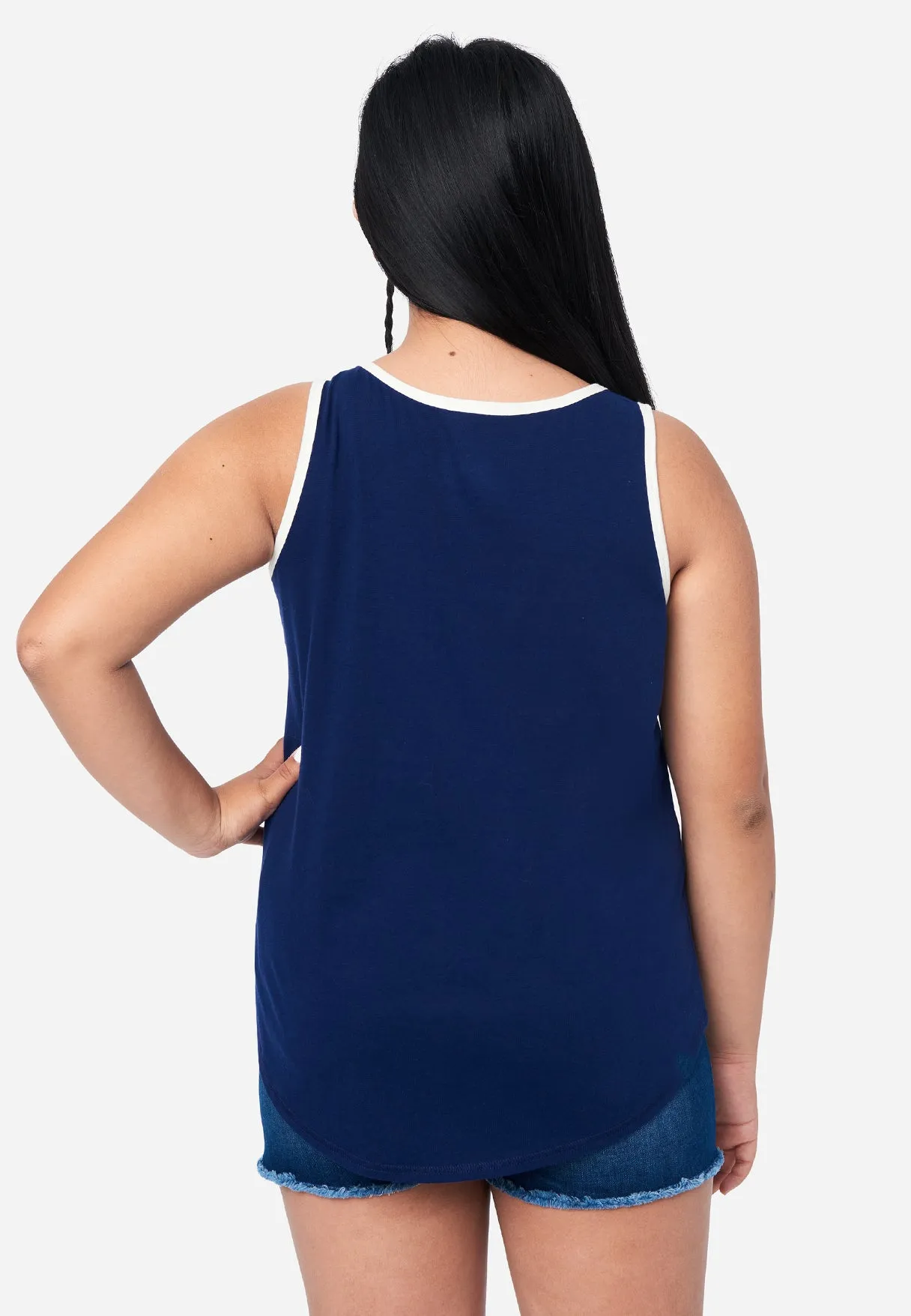 Graphic Ringer Tank