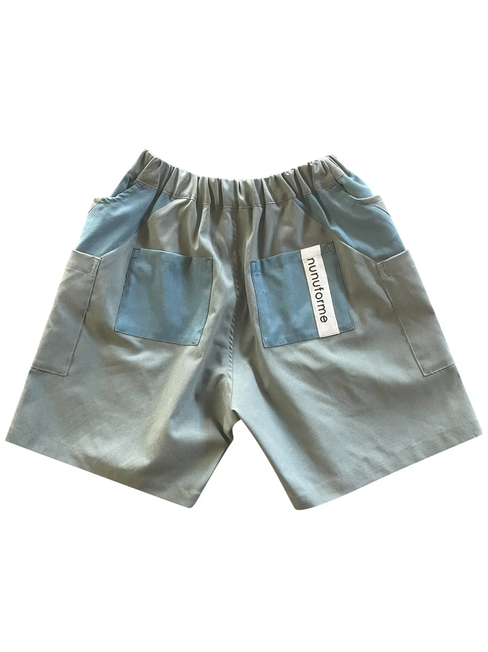 Green Bicolor Shorts