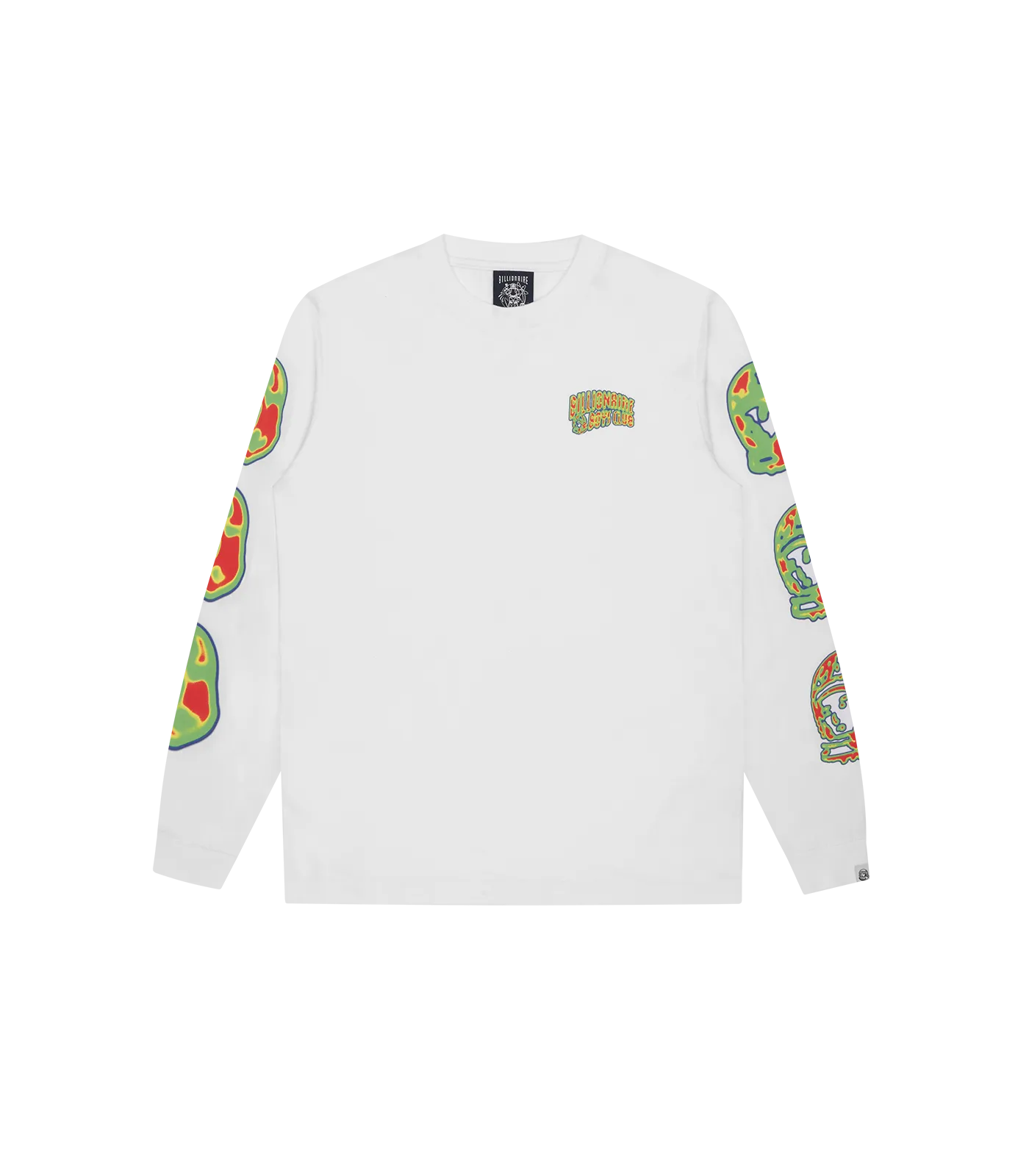 HEAT MAP L/S T-SHIRT - WHITE