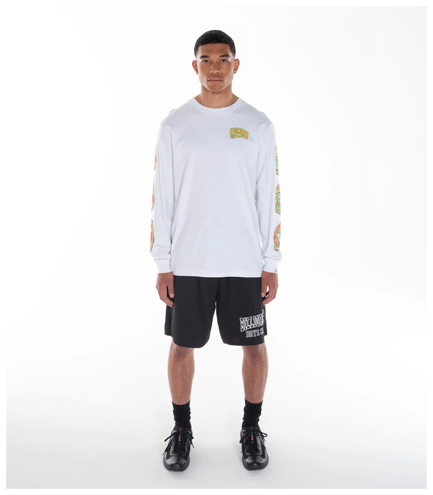 HEAT MAP L/S T-SHIRT - WHITE