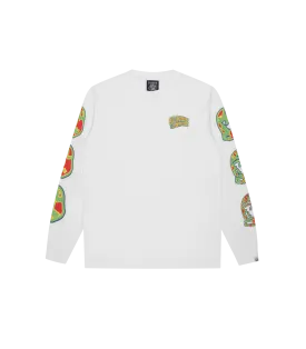 HEAT MAP L/S T-SHIRT - WHITE