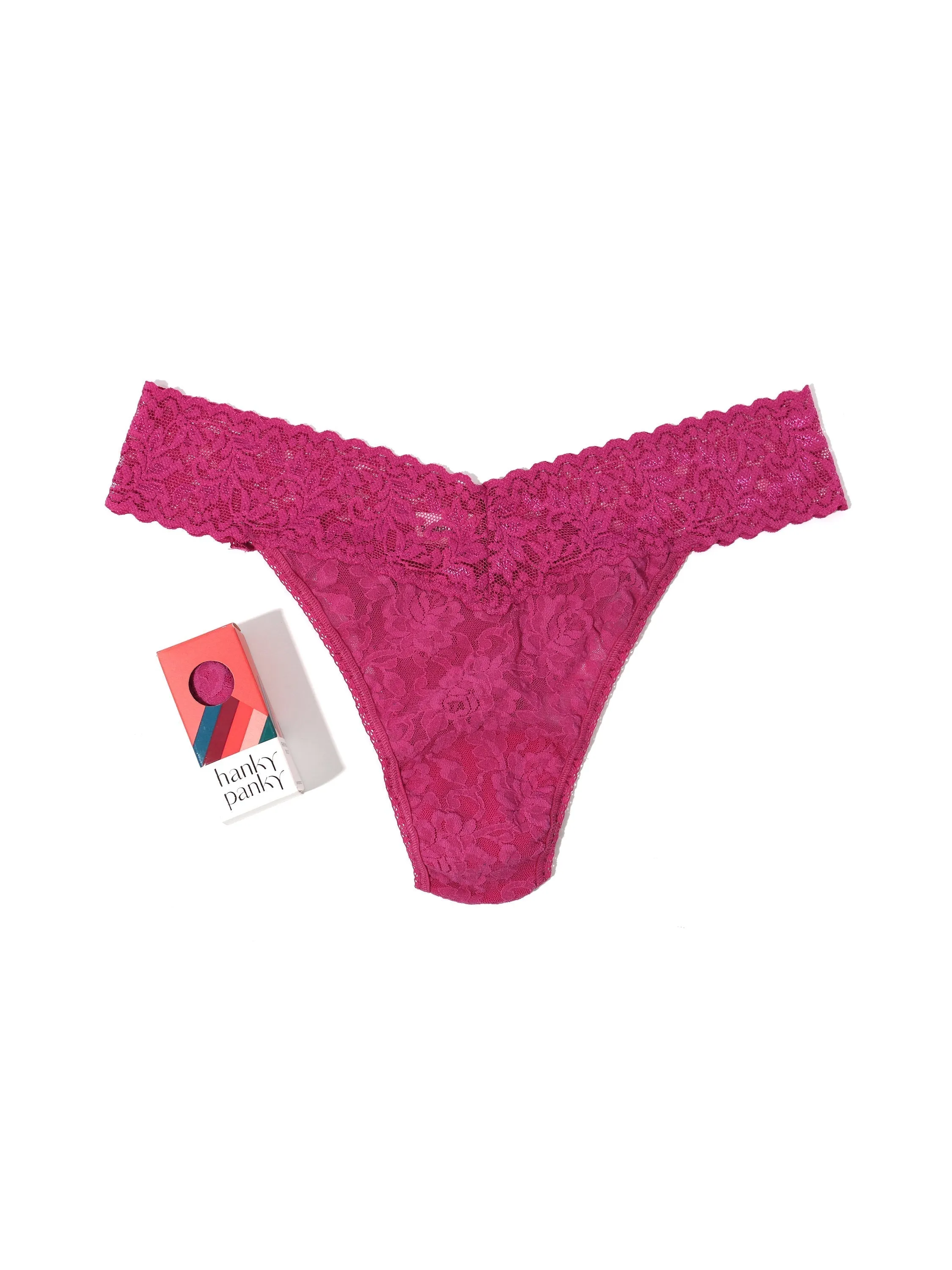 Holiday Box Original Rise Thong Wild Rose Sale