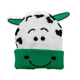 Kids Cow Stocking Hat