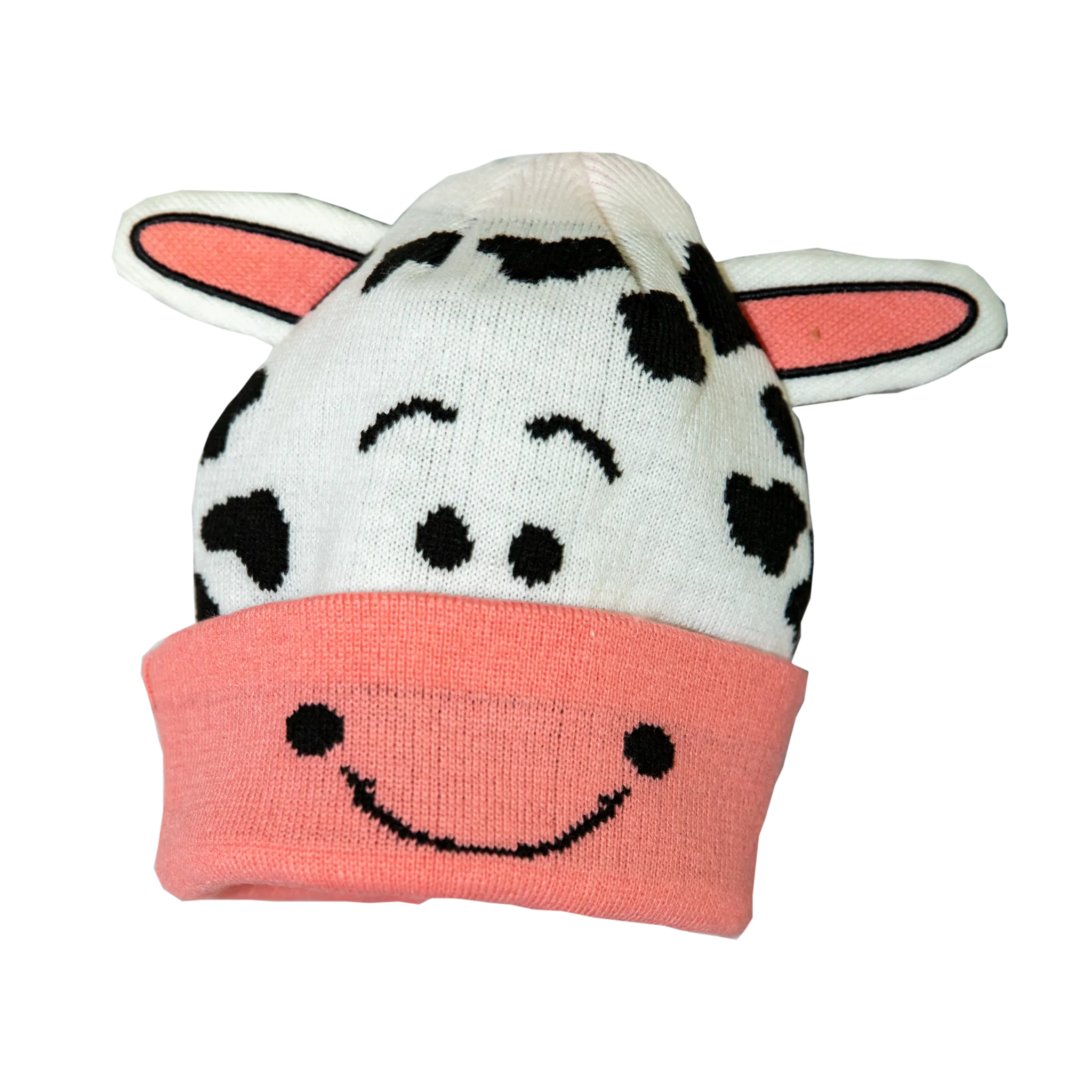 Kids Cow Stocking Hat