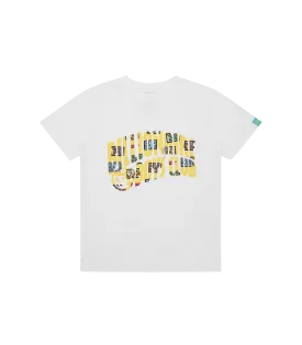 KIDS JUMBLE ROBOT ARCH LOGO T-SHIRT - WHITE