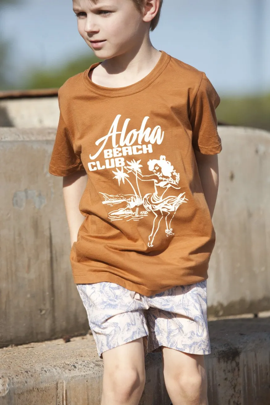 Lewis T-Shirt - Aloha Mud