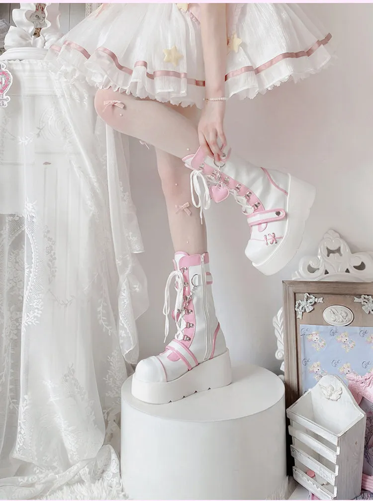 Lolita Cute Sweet Cool Knight Boots