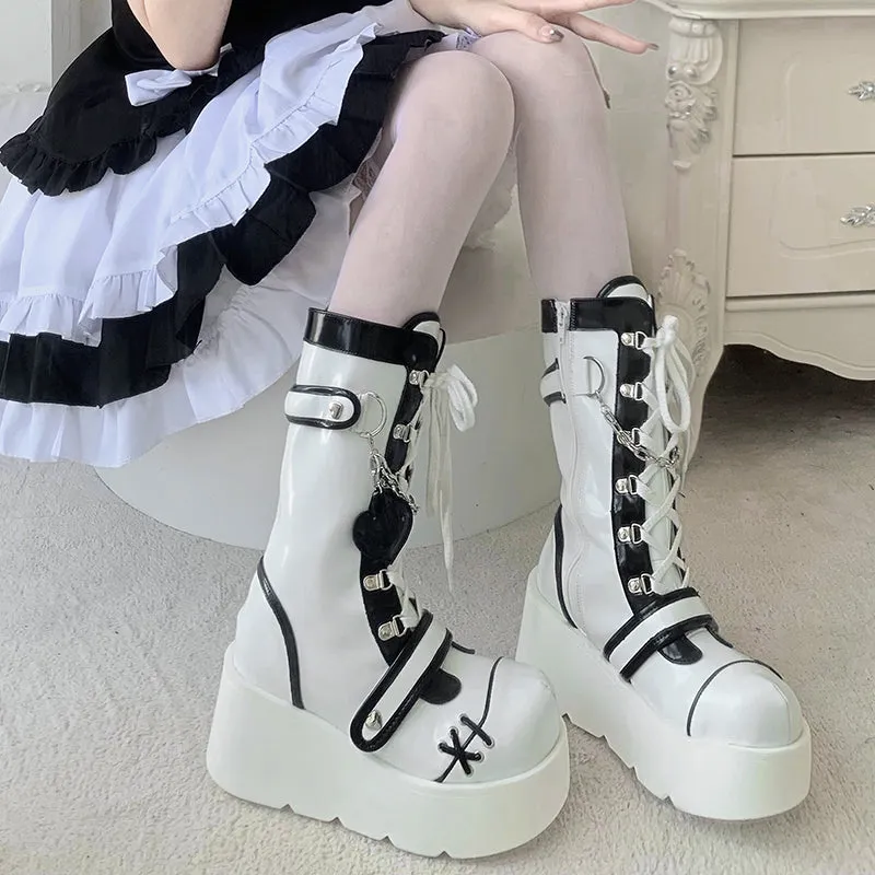 Lolita Cute Sweet Cool Knight Boots