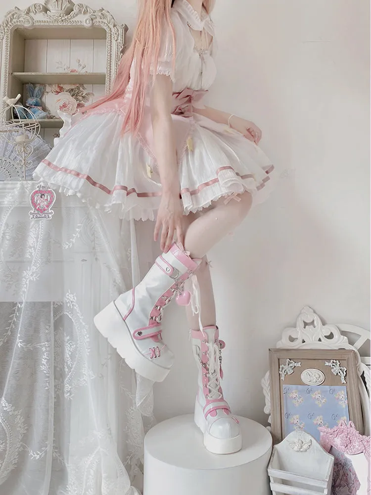 Lolita Cute Sweet Cool Knight Boots