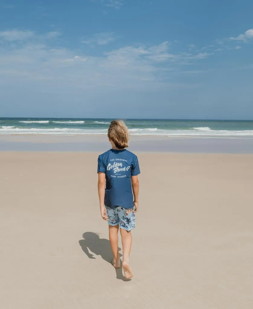 Lone Boys S/S Rash Shirt | Navy