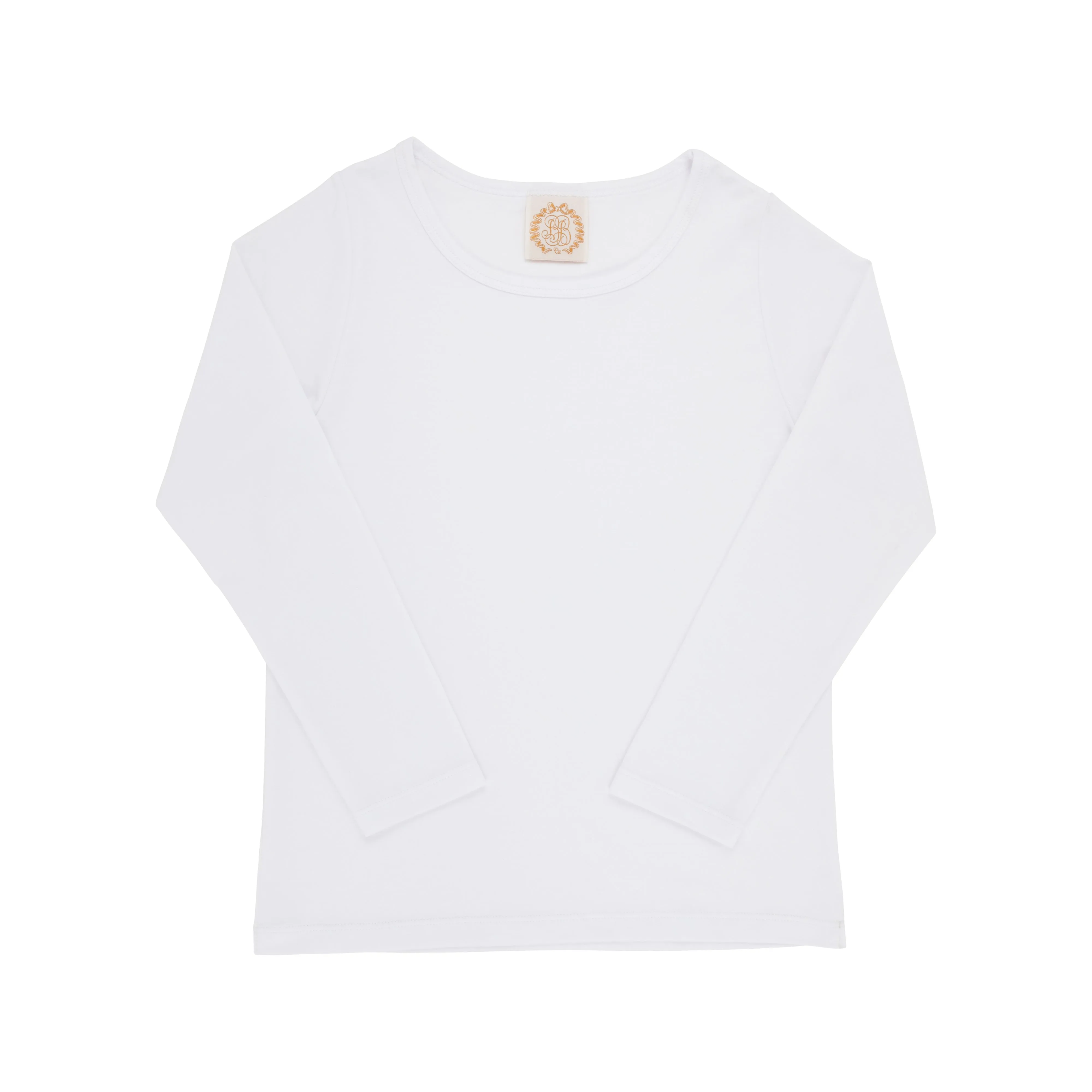 Long Sleeve Plain Jayne Play Shirt - Worth Avenue White