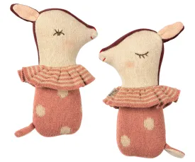 Maileg Bambi Rattle rose