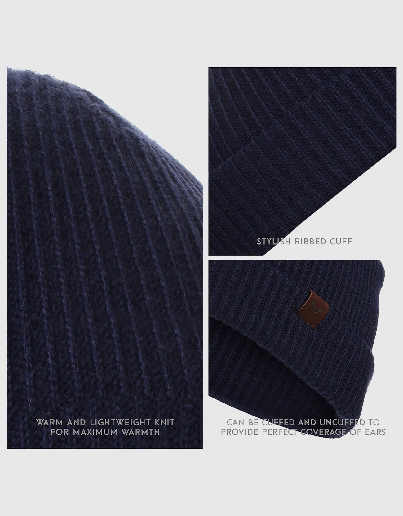 Men's Knit Beanie Winter Hat