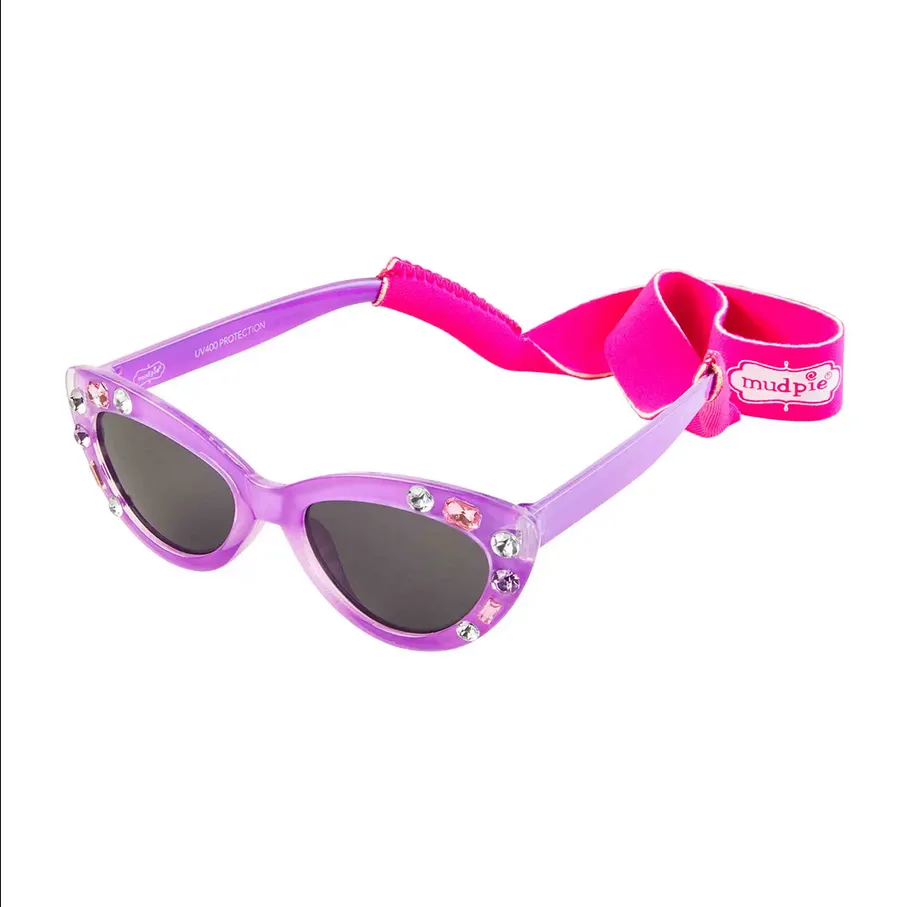 Mudpie Rhinestone Toddler Sunglass Set