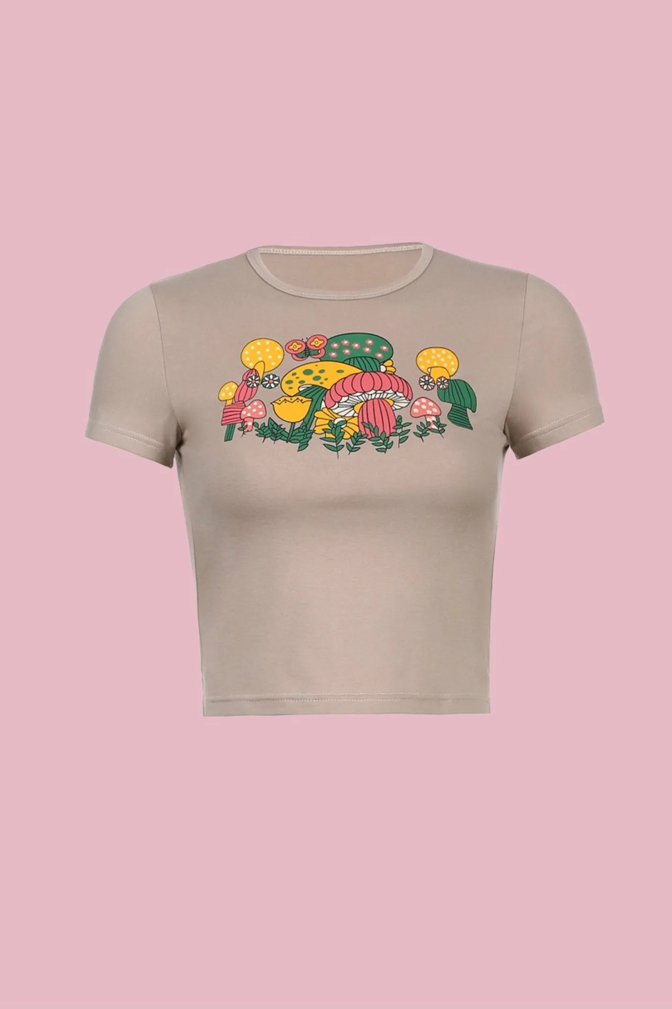 Mushroom baby tee