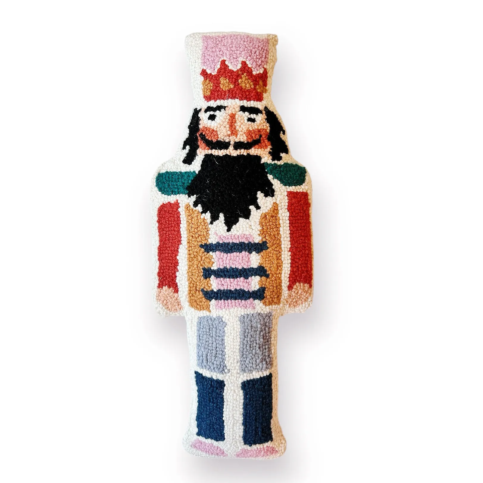 Nutcracker Hooked Pillow