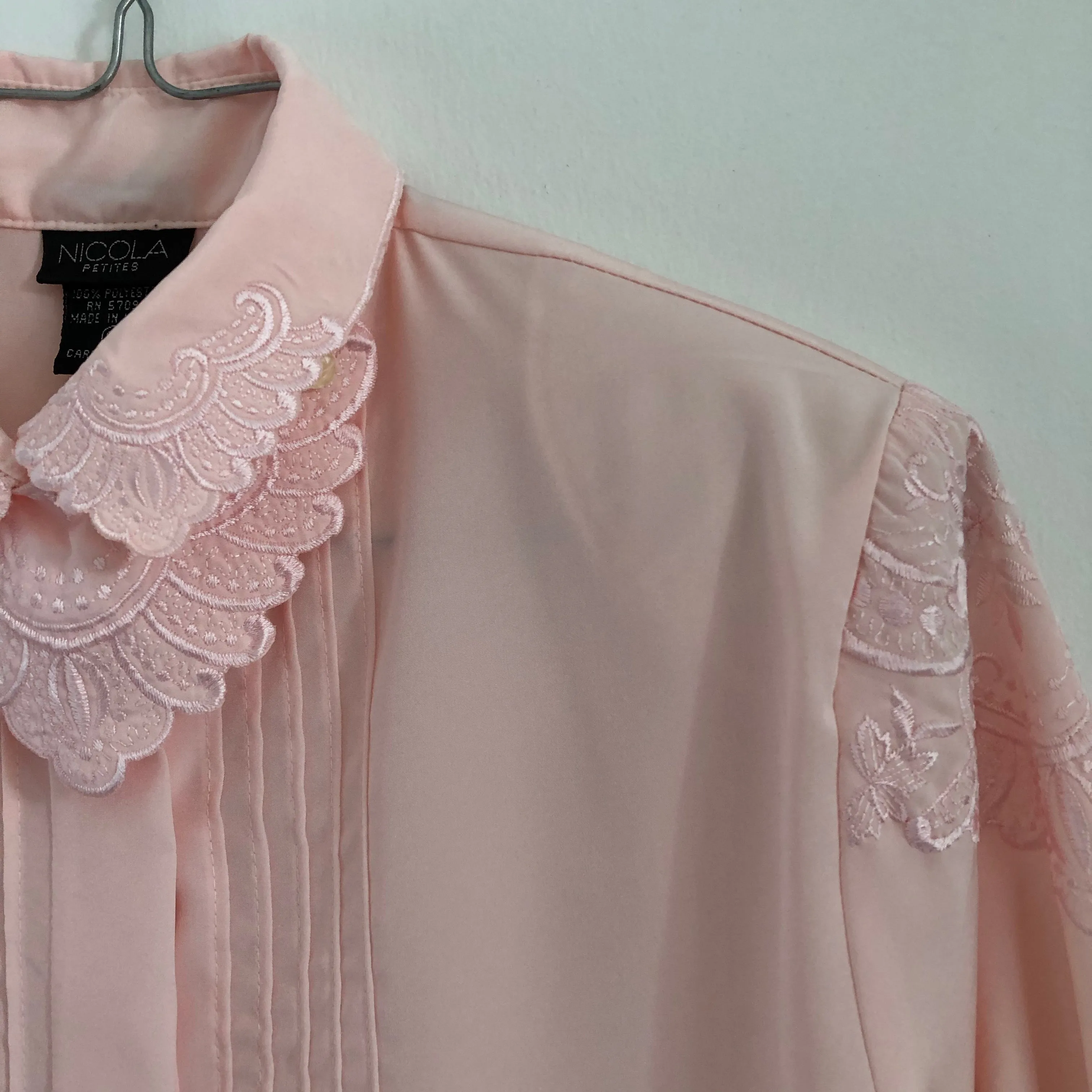 Pastel Embroidery Shirt