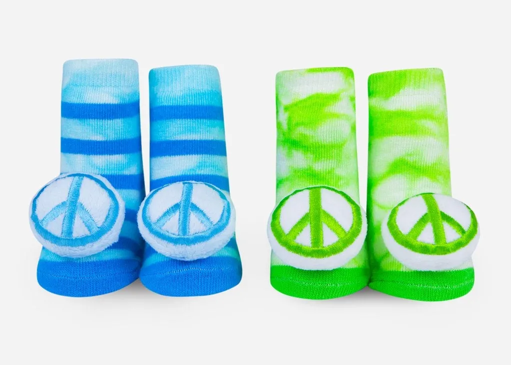 Peace Rattle Socks